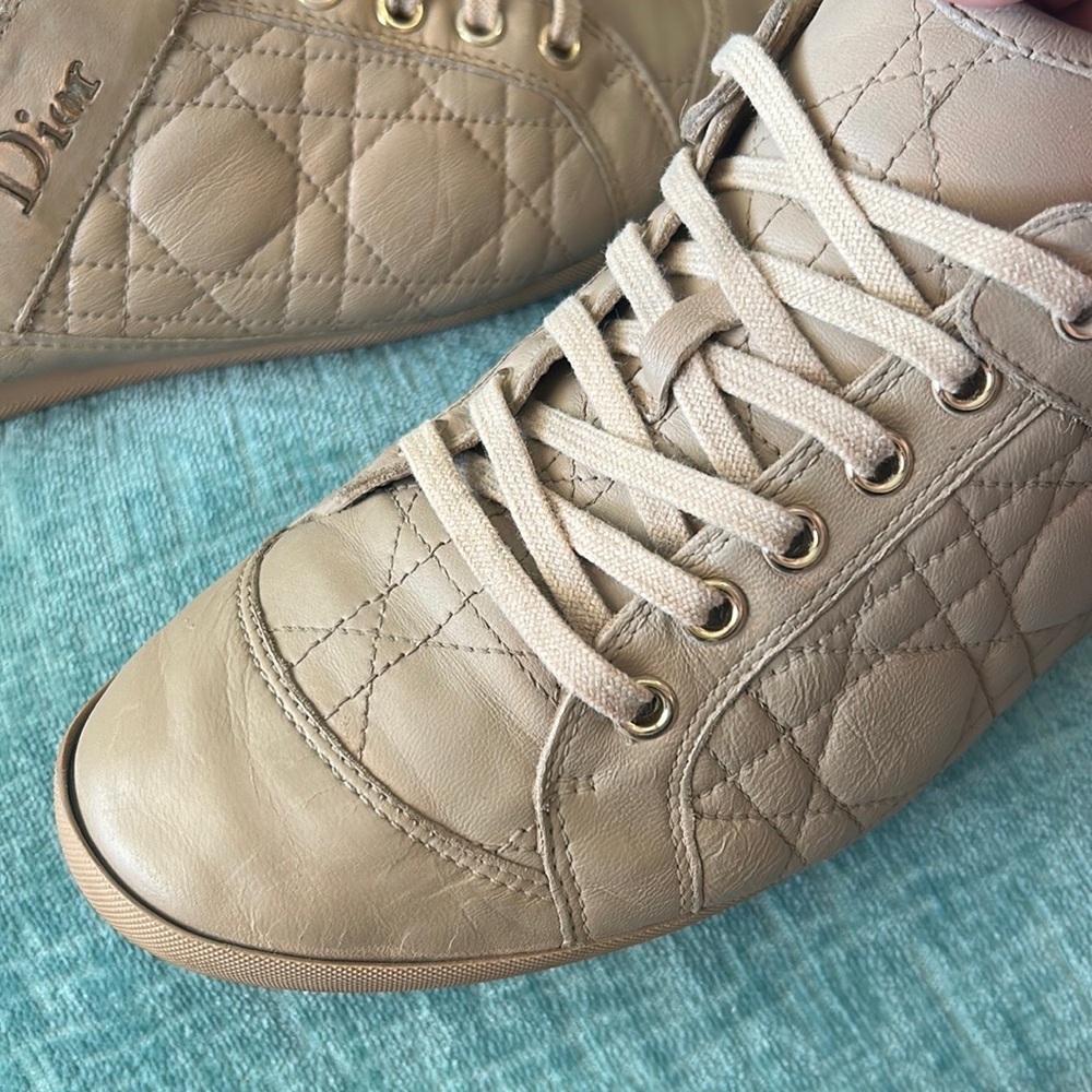 Dior quilted lambkin leather women’s shoes  sz 40 - Picture 11 of 14